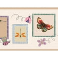 thumbnail image 1 of Dundee Deco's Peel and Stick Wallpaper Border - Kids Green Purple Blue Birds and Bugs Wall Border Retro Design, 15 ft x 7 in, Self Adhesive, 1 of 6