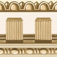 thumbnail image 1 of Dundee Deco's Peel and Stick Wallpaper Border - Victorian Gold Crown Molding Wall Border Retro Design, 15 ft x 7 in, Self Adhesive, 1 of 6