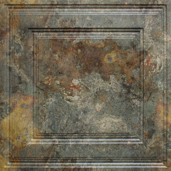 Dundee Deco's Rustic Simply Rustic Traditional Drop In Ceiling Panels, 2 ft. X 2 ft. (4 sq ft.) each, Pack of 10