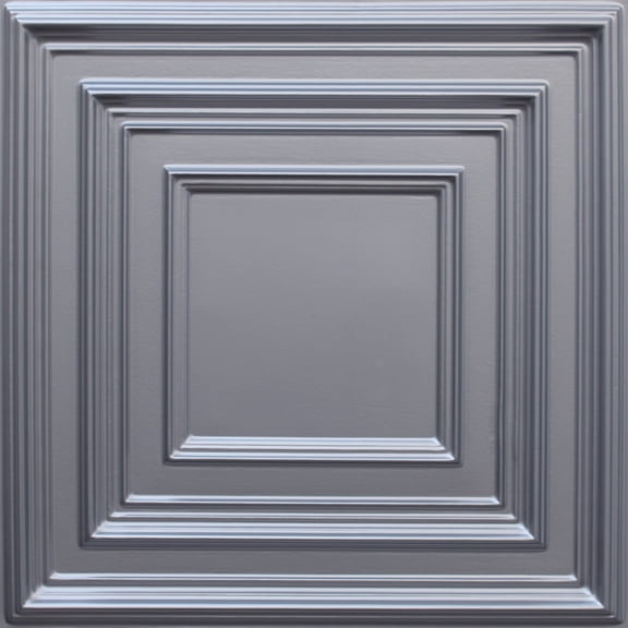 Dundee Deco's Traditional Pearl White Square Glue Up/Drop In Ceiling Panels, 2 ft. X 2 ft. (4 sq ft.) each, Pack of 10