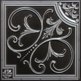 thumbnail image 1 of Dundee Deco's Vintage Antique Silver Botanical Glue Up/Drop In Ceiling Panels, 2 ft. X 2 ft. (4 sq ft.) each, Pack of 50, 1 of 5