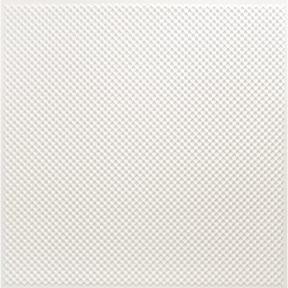 Dundee Deco's White Faux Grate PVC 3D Wall Panel, 2 ft X 2 ft, Interior Design Wall Paneling Decor Commercial and Residential Application, 3.8 sq. feet each, Pack of 10