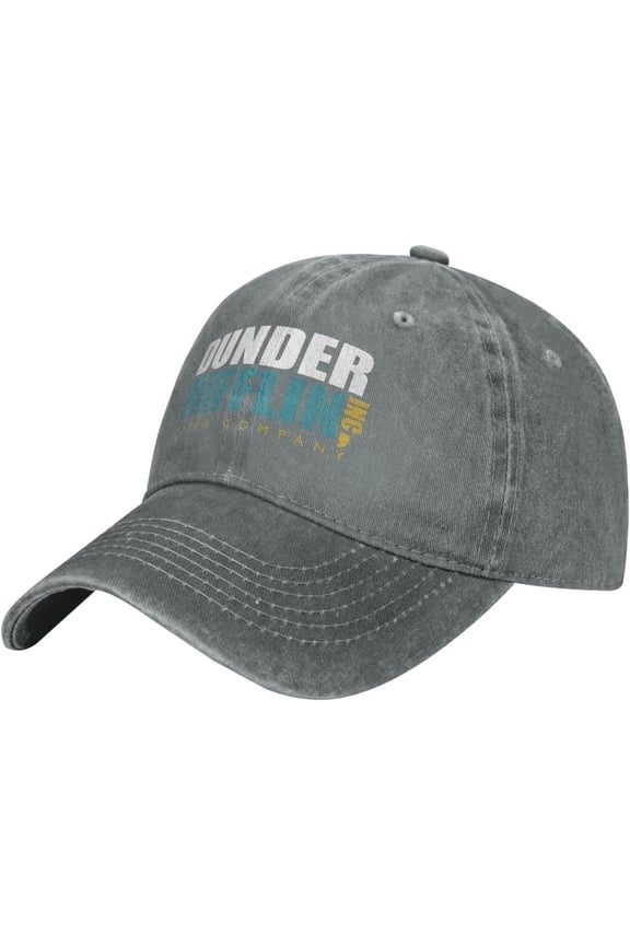 Dunder Mifflin Hats Baseball Caps Washed Dad Trucker Denim Cowboy Hat