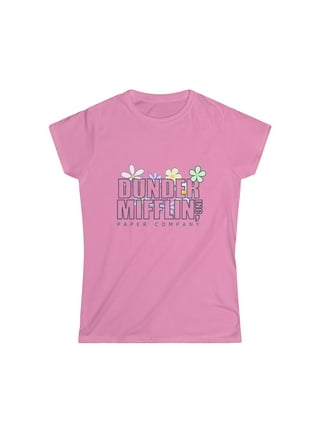 Pink dunder mifflin sweatshirt top
