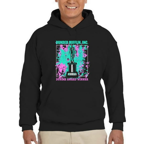 Dundie Award Winner Hoodie Men The Office, Male 3X-Large