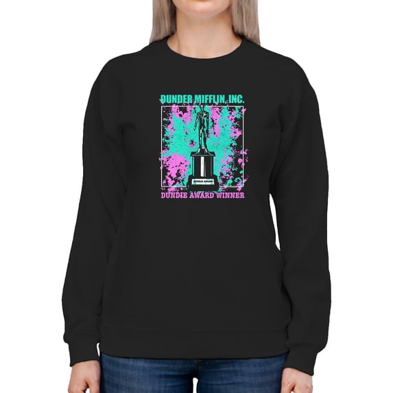 Dundie Award Winner Sweatshirt Women The Office, Female XX-Large