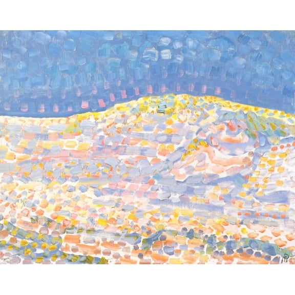 Dune 2-Mondrian - CANVAS OR FINE PRINT WALL ART