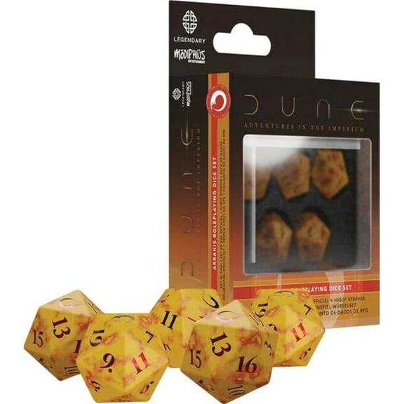 Dune Arrakis Role Playing Game Dice Set