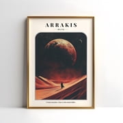 Dune Movie One Sheet Logo Poster – Planet Arrakis Art Print 24x36