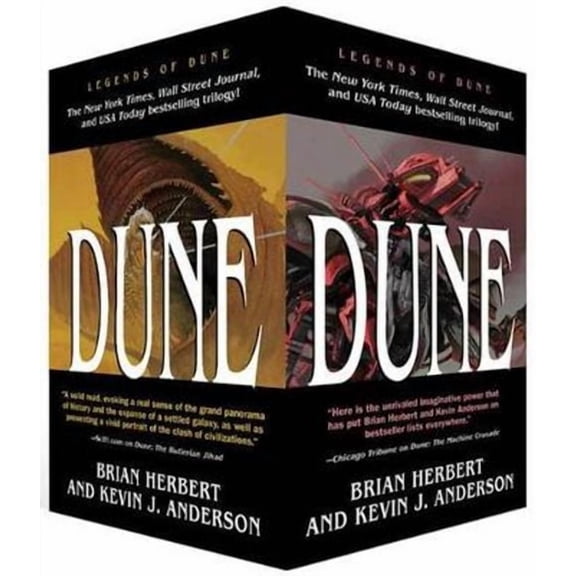 Pre-Owned Dune Boxed Mass Market Paperback Set #1: Dune: The Butlerian Jihad, Dune: The Machine Crusade, Dune: The Battle of Corrin