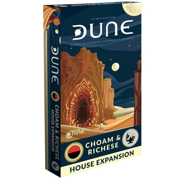 Dune: CHOAM & Richese House Expansion - Sci-Fi Boardgame Expansion , Ages 14+
