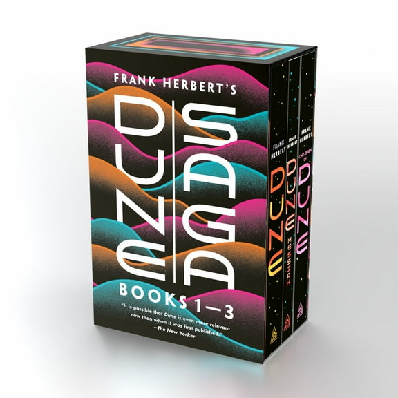 Frank Herbert's Dune Saga 3-Book Boxed Set: Dune, Dune Messiah, and Children of Dune (Hardcover)