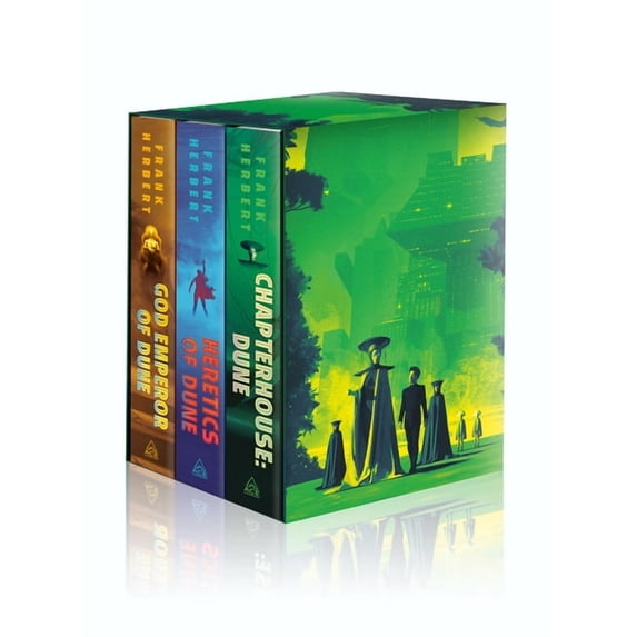 Dune Frank Herbert's Dune Saga Books 4-6 Deluxe Hardcover Boxed Set: God Emperor of Dune, Heretics of Dune, and Chapterhouse:, (Paperback)