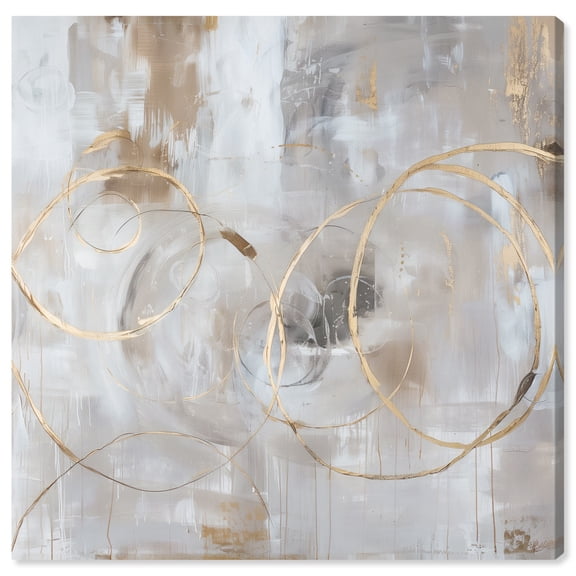 Dune Impressions Canvas Gemstone Abstract Art by Art Remedy, Gallery Wrapped, 16" x 16"