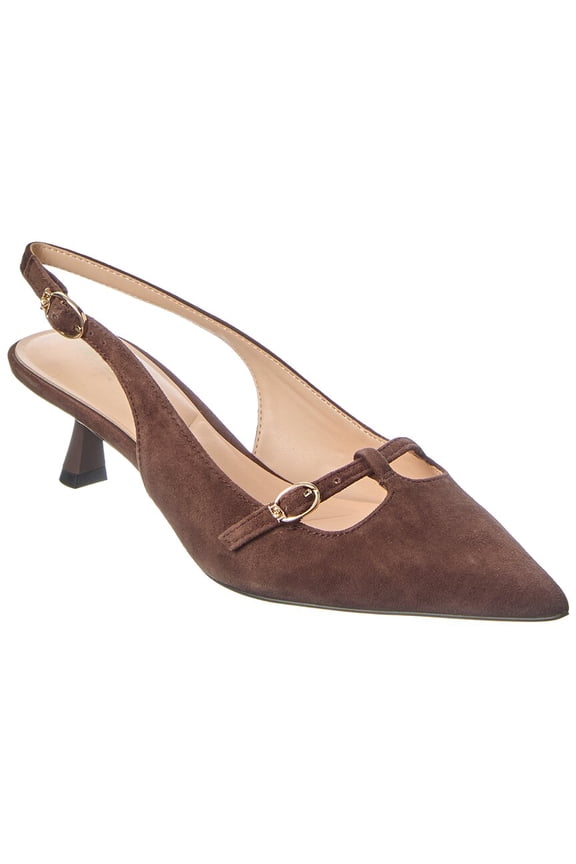 Deserving Suede Slingback Pump, 40, Brown