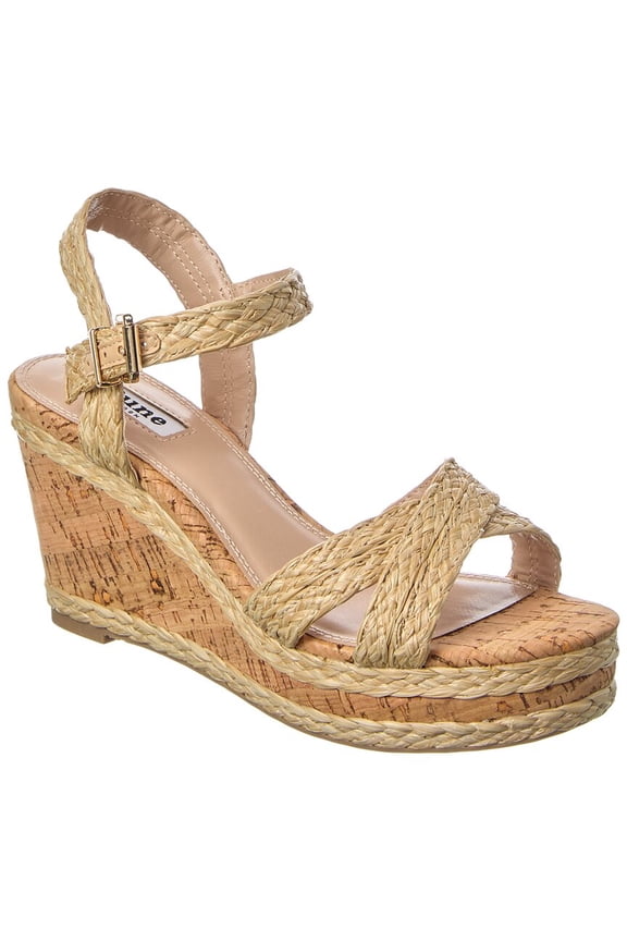 Kelisa Wedge Sandal, 36, Beige