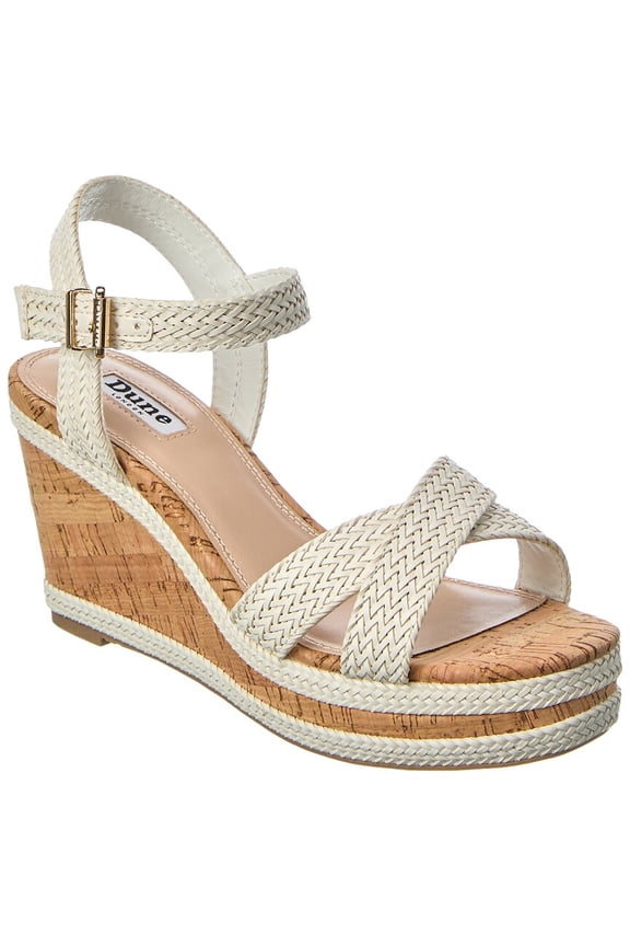 Kelisa Wedge Sandal, 39, White