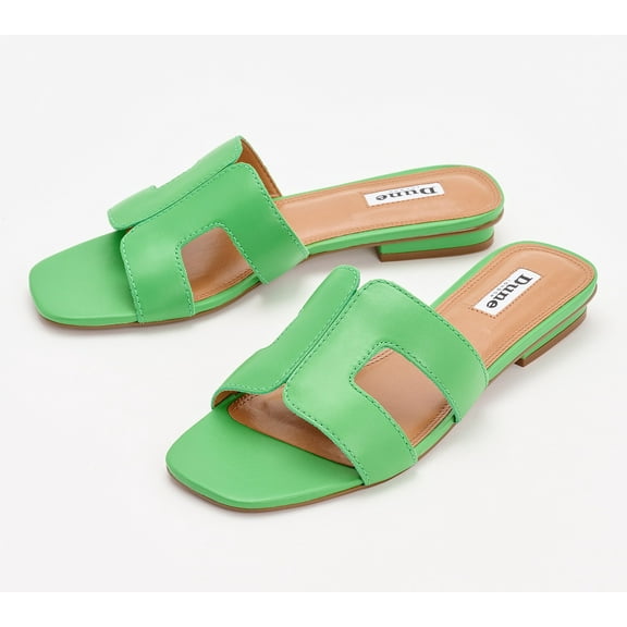 Dune London Leather Smart Slider Sandals