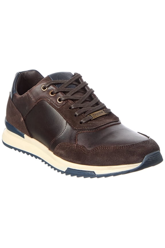 Leather Sneaker, 40/7, Brown