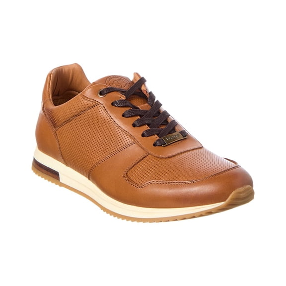 Dune London Leather Sneaker, 41/8, Brown