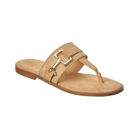 Dune London Lotica Suede Sandal, 37, Sand