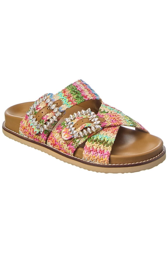 Lulos Leather Sandal, 36, Brown