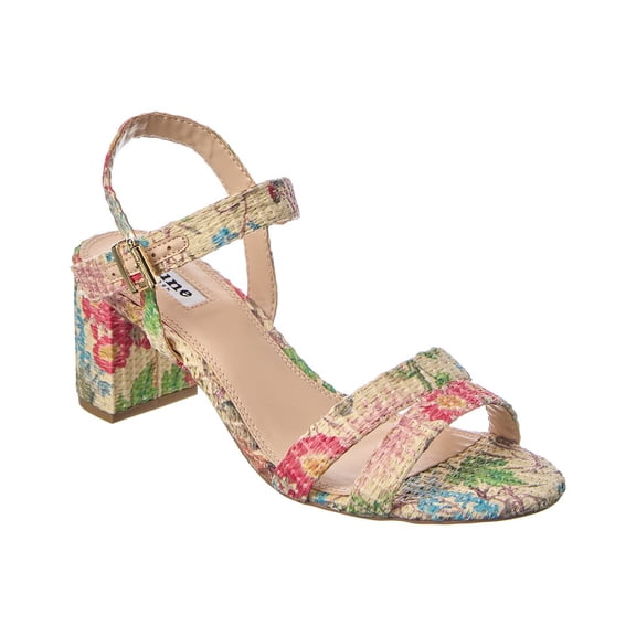 Dune London Merisa Raffia Heeled Sandal, 36, Beige