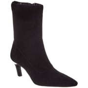 Dune London Oliya Suede Boot, 40/10, Black