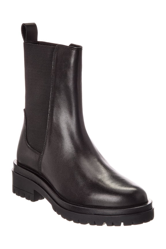 Pages Leather Boot, 39/9, Black