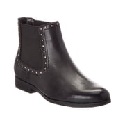 Dune London Pudded Leather Boot, 39/9, Black