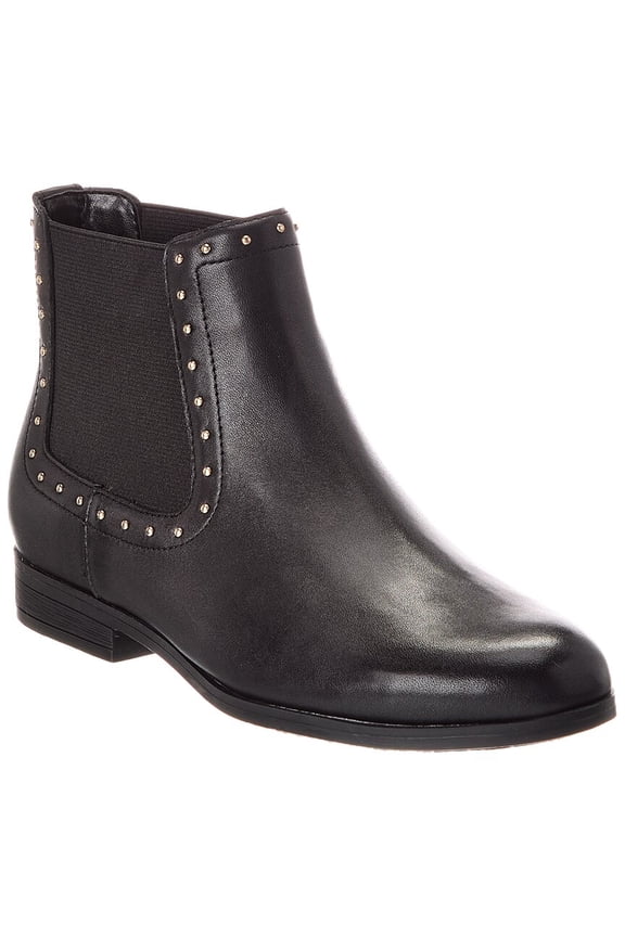 Pudded Leather Boot, 40/10, Black