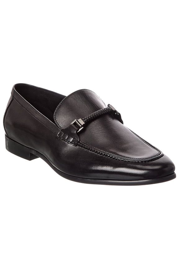 Scilly Leather Loafer, 44/11, Black