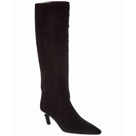 Dune London Siana Suede Boot, 37/7, Black