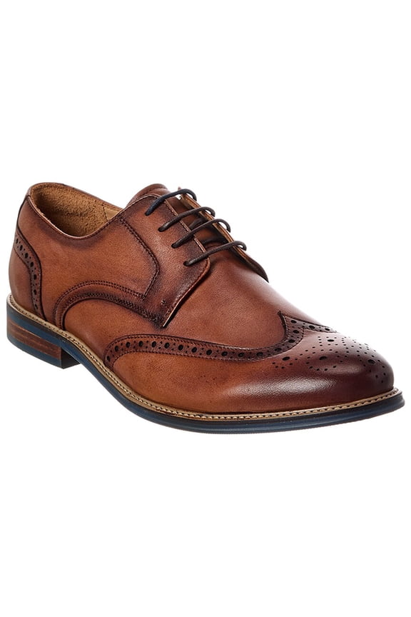 Stanford Brogue Leather Oxford, 41/8, Brown