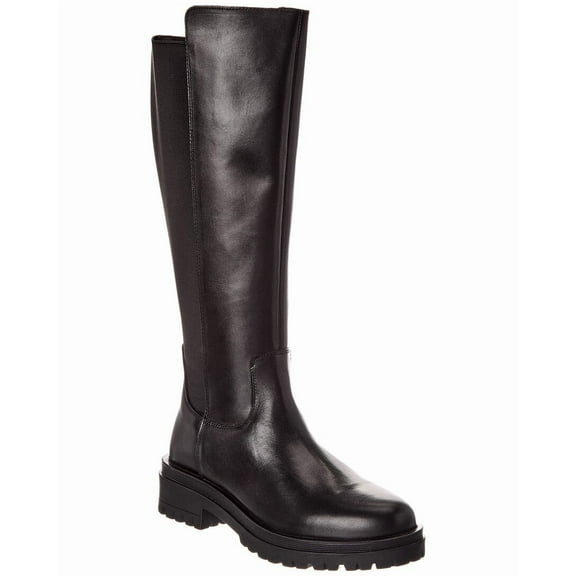 Dune London Tagu Leather Boot, 40/10, Black