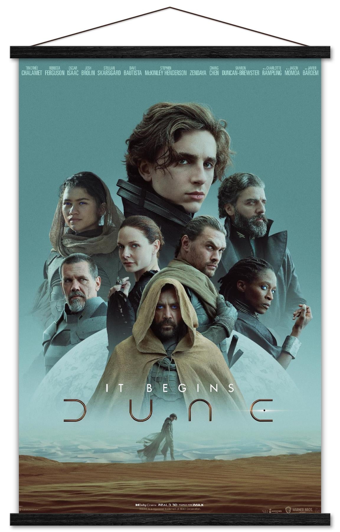 Dune - Part 1 Wall Poster with Magnetic Frame, 22.375" x 34"