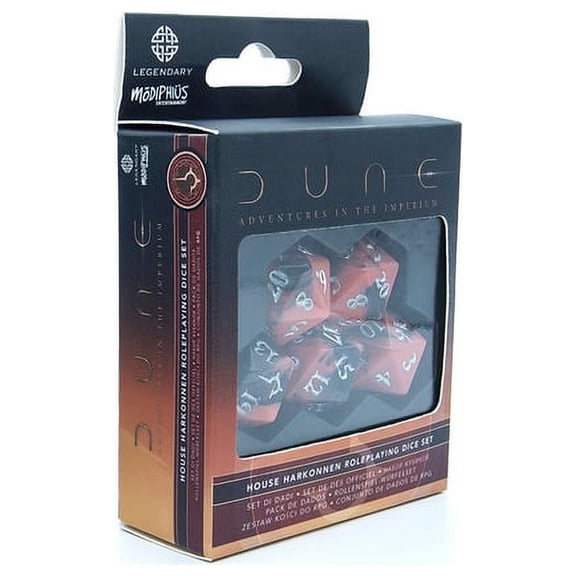 Dune RPG Dice Set - Harkonnen (Other)