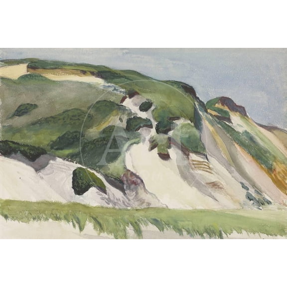 Dune at Truro, 1930, Scenic Unframed Giclee Print Wall Art by Edward Hopper Sold by ArtCom