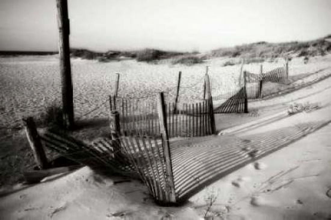 Dunes Fence I Canvas Art - Alan Hausenflock (20 x 28)