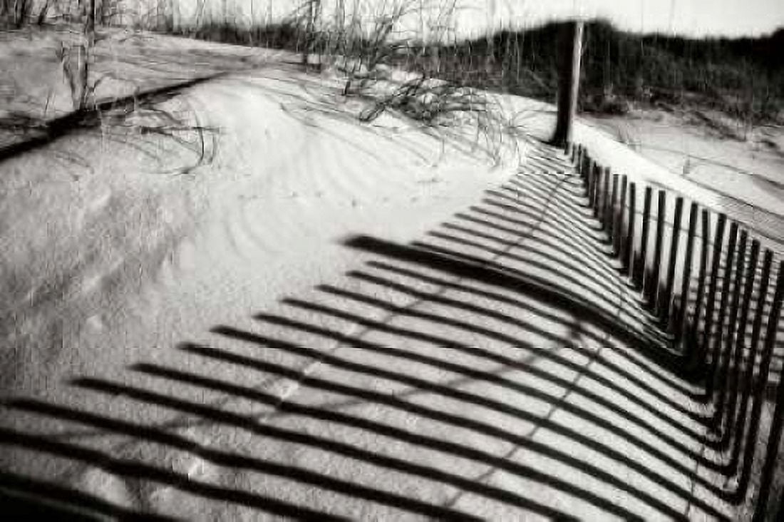 Dunes Fence III Canvas Art - Alan Hausenflock (20 x 28)