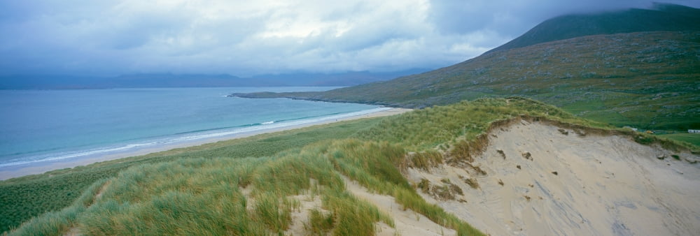 Dunes at Luskentyre Isle of Harris Outer Hebrides Scotland Canvas Art - Panoramic Images (12 x 36)
