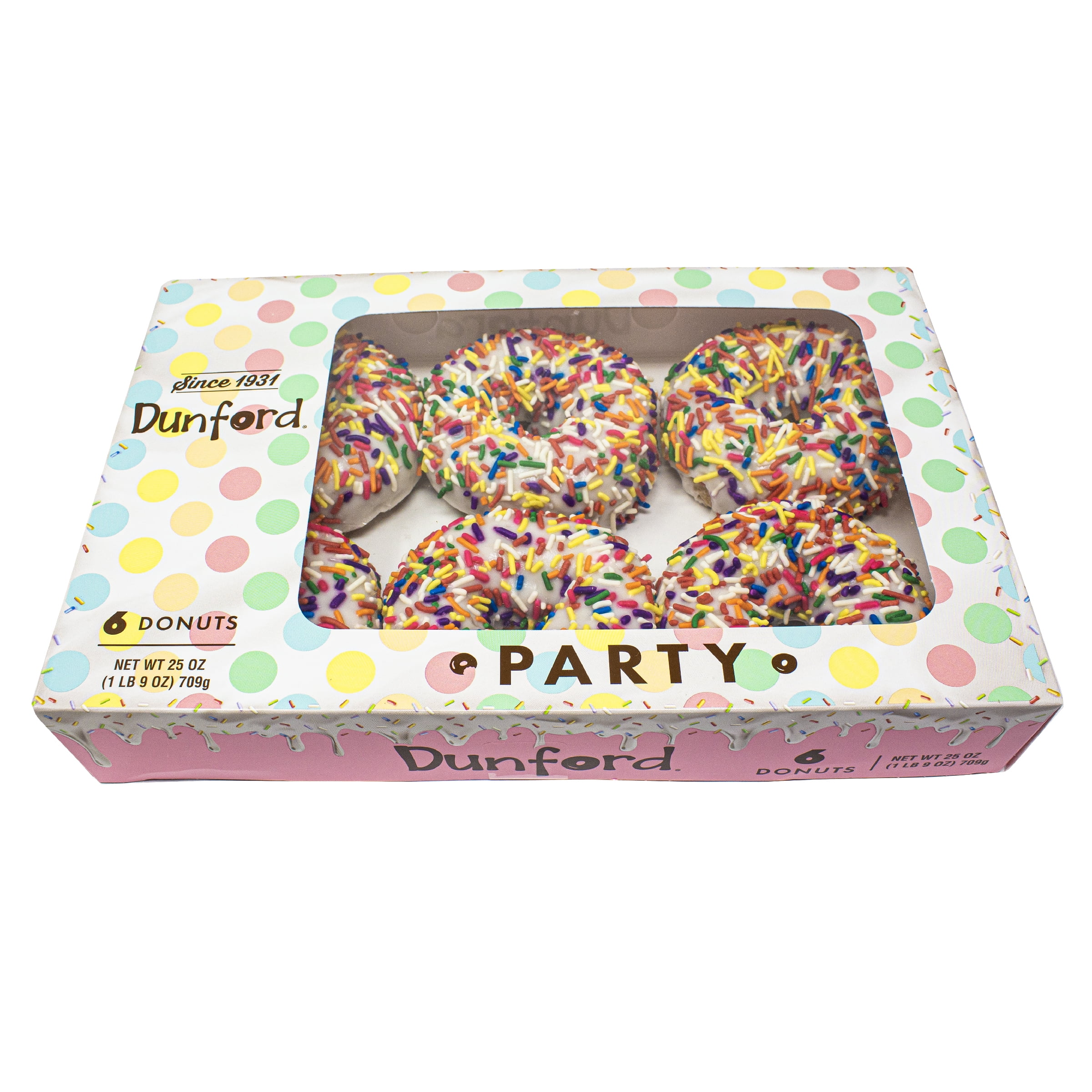 Dunford Party Donuts, 6 Count