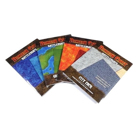 Dungeon Craft DnD Starter Set Maps Essentials Kit Set of 4 Expeditions