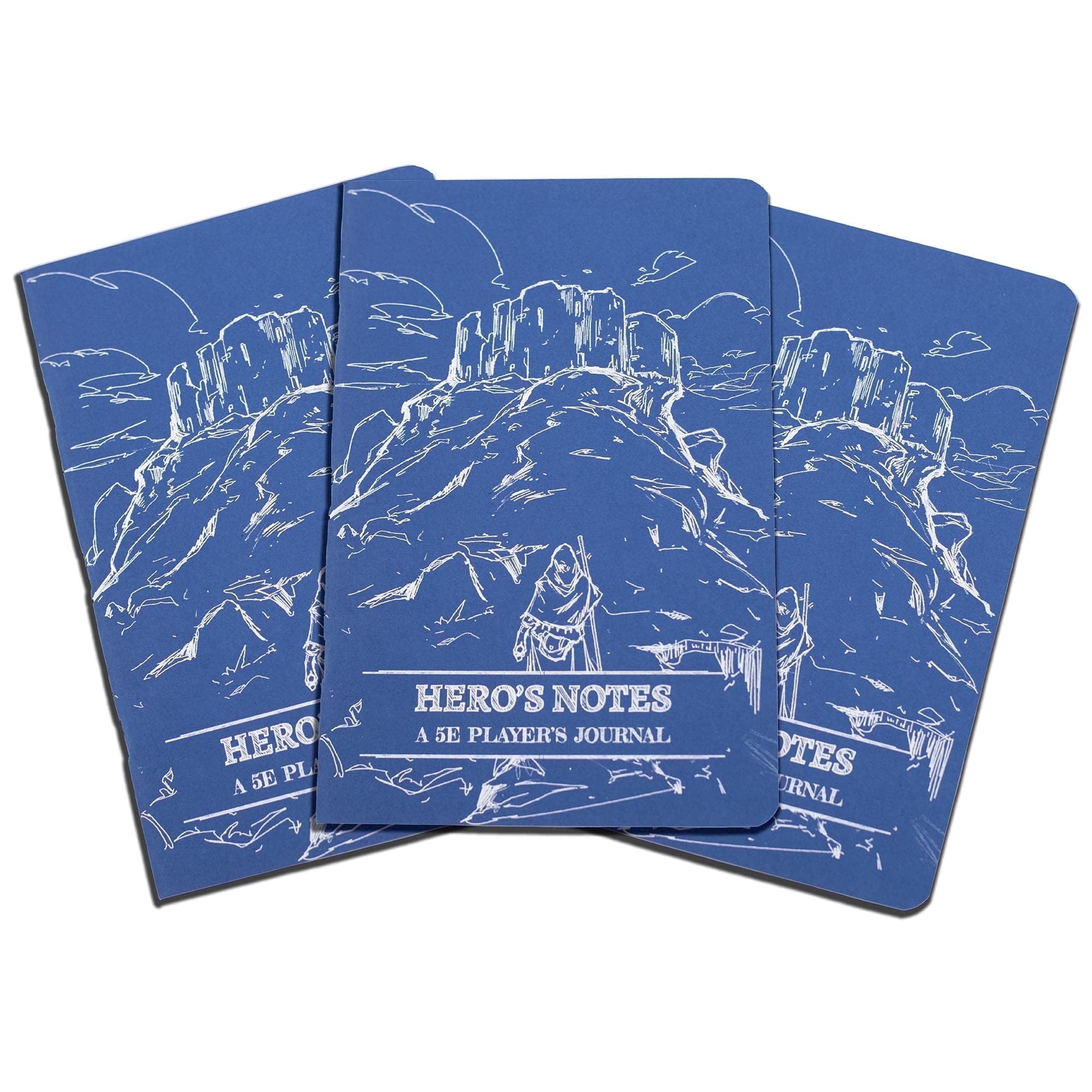 1985 Games Players DND Notebook Character Journal Blue