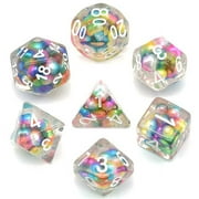 Dungeon Craft Mystery Dice, Set of 7 Polyhedral Dice, Wide Range of Patterns, Gaming Dice, Suitable for Role Playing, Table Games (Mystery Pack of 6)