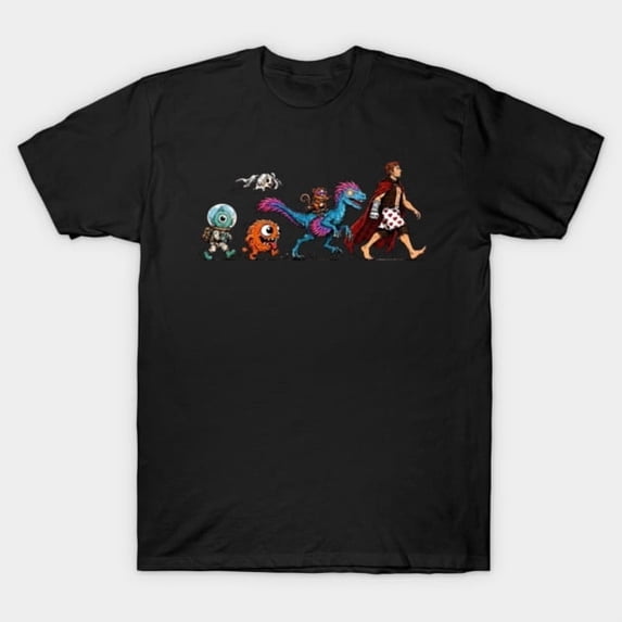 Dungeon Crawler Carl And Princess Donut Character T-Shirt Sizes S-5Xl GooGate