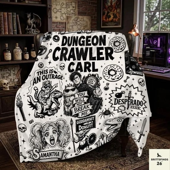 Jpg Mongo Dungeon Crawler Carl Flannel Blanket, Princess Donut Samantha Mongo ...