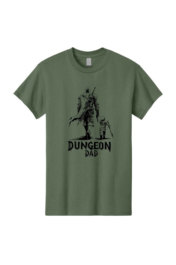 Dungeon Dad T-Shirt, DnD Dungeon Dad Shirt, Fathers Day Tee