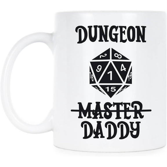 Dungeon Daddy Mug Tabletop Game Coffee Cup Dnd Mugs