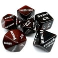 thumbnail image 1 of Dungeon Helper Dice: Character Creator Dungeon Master NPC Character Randomizer 6 Dice Set Tabletop Role-Playing Games Compatible w/ D&D Dungeons and Dragons Other TTRPG Instant Roll Game Master DM GM, 1 of 7
